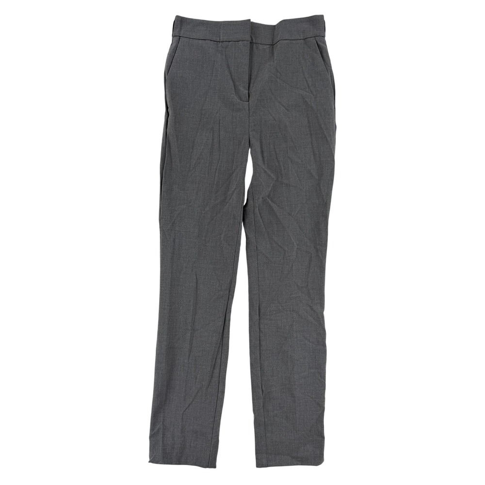 Zara Pants Womens Small Gray Slim Ankle Trousers Pull On Stretch Career 1478/027